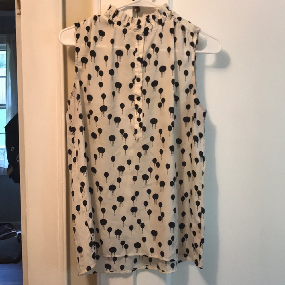 Blouse from Anthropology with balloon print 🎈